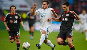 Kevin Volland (M.) ist erst in seiner zweiten Bundesliga-Saison