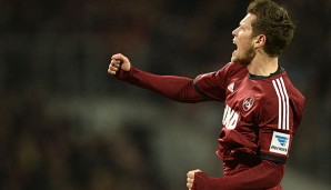 Daniel Ginczek erzielte in 17 Pflichtspielen für den FC Nürnberg drei Treffer