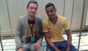 Am Rande der Nike-Präsentationen traf SPOX-Redakteur Jonas Schützeneder Luiz Gustavo in Madrid