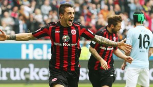 Joselu war in der vergangenen Saison von Hoffenheim nach Frankfurt ausgeliehen