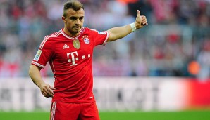 Bei den Bayern kam Shaqiri selten in der Startelf zum Einsatz