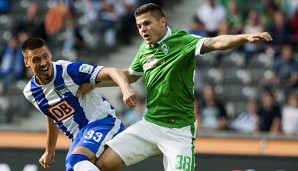 Marnon Busch (r.) kam am Samstag zu seinem Bundesliga-Debüt gegen Hertha BSC