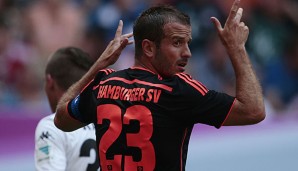 Rafael van der Vaart bleibt laut HSV-Boss Beiersdorfer beim Bundesliga-Dino