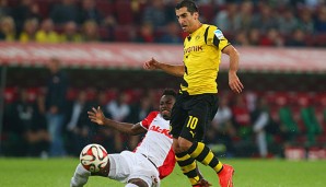 Henrikh Mkhitaryan (r.) spielt seit 2013 bei Borussia Dortmund