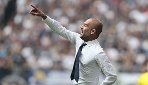 Pep Guardiola geht beim FC Bayern in seine zweite Saison