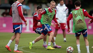 Wer macht das Rennen? Sebastian Rode und Pierre Emile Hojbjerg könnten Phillip Lahm ersetzen