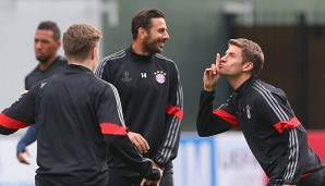 Claudio Pizarro ist wieder zurück im Mannschaftstraining