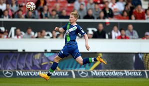 Kevin de Bruyne erzielte in dieser Bundesliga-Saison drei Treffer