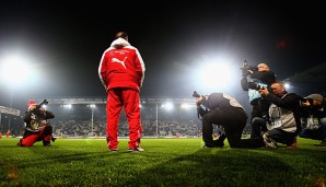 Huub Stevens steht beim VfB Stuttgart seit dem 13. Spieltag an der Seitenlinie