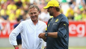 Watzke und Klopp sind in ihrer gemeinsamen Zeit beim BVB Freunde geworden