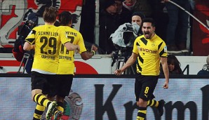 Ilkay Gündogan (r.) kommt nach seiner langen Verletzung langsam wieder in Tritt