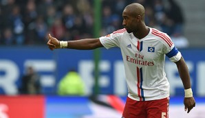 Johan Djourou war gegen Borussia Mönchengladbach Kapitän des Hamburger SV