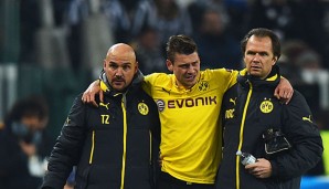 Lukasz Piszczek musste beim CL-Spiel gegen Turin verletzt ausgewechselt werden