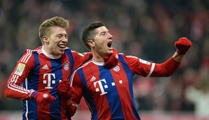 Robert Lewandowski war vor der Saison zum FC Bayern gewechselt