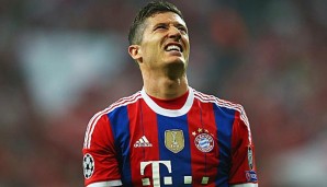 Robert Lewandowski erzielte in 27 Pflichtspielen zehn Tore für den FC Bayern München