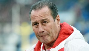 Huub Stevens war nach der Last-Minute-Niederlage bedient