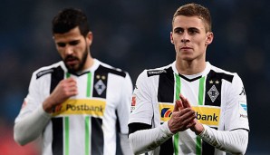 Thorgan Hazard (r.) hat erst bis 2020 bei Borussia Mönchengladbach unterschrieben