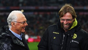 Beckenbauer hält sehr viel von Klopp, an der Bayern-Seitenlinie sieht er ihn jedoch nicht