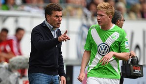 Dieter Hecking würde mit Kevin de Bruyne gerne nächste Saison in die Champions League