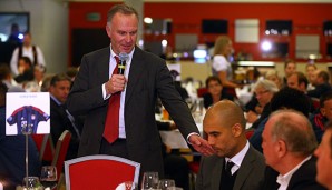 Wünsch sich noch viele Jahre mit Pep Guardiola: Karl-Heinz Rummenigge