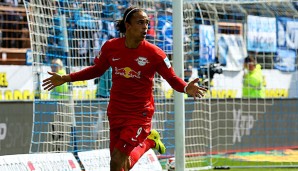 Yussuf Poulsen soll das Interesse von Gladbach auf sich gezogen haben