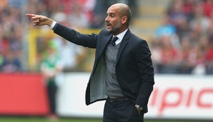 Pep Guardiola steht seit 2013 an der Seitenlinie der Münchner