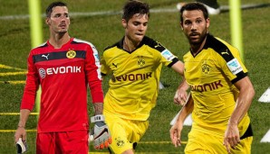 Kosteten den BVB zusammen 18 Millionen Euro: Roman Bürki, Julian Weigl und Gonzalo Castro