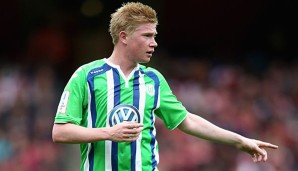 Kevin De Bruyne musste bei Wolfsburg das Training abbrechen