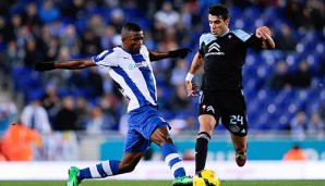 Jhon Cordoba (l.) kommt als physisstarker Mittelstürmer an den Bruchweg