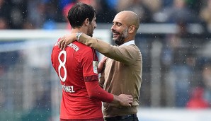 Javi Martinez ist mit seinem Trainer mehr als zufrieden