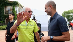 Franz Beckenbauer hätte Pep Guardiola gern länger beim FC Bayern gesehen