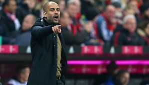 Pep Guardiola holte in dieser Saison bisher 43 Punkte mit dem FC Bayern