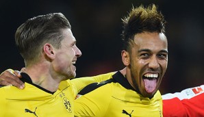 Pierre-Emerick Aubameyang gibt den Titelkampf noch nicht auf