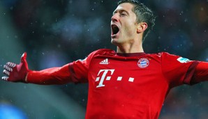 Robert Lewandowski erzielte am 21. Spieltag seine Saisontore 20 und 21