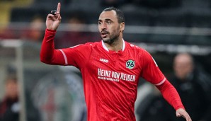 Hugo Almeida traf für Hannover zum zwischenzeitlichen 2:1