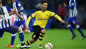 Ilkay Gündogan von Borussia Dortmund spielt seit 2011 für die Schwarz-Gelben