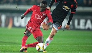 Pione Sisto schoss gegen Manchester United in der EL zwei Tore