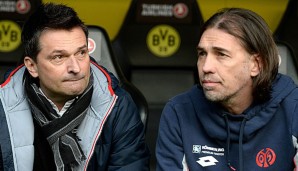 Christian Heidel und Martin Schmidt arbeiten seit über einem Jahr zusammen