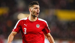 Aleksandar Dragovic nimmt mit Österreich an der EM teil