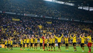 Der BVB schob sich mit seinem Kantersieg gegen Darmstadt an Bremen vorbei