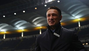 Niko Kovac freut sich über die gute Stimmung in Frankfurt