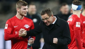 Ralf Rangnick befindet sich mit Leipzig auf einem guten Weg