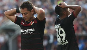 Chicharito konnte in der Hinrunde Rudi Völler nicht überzeugen