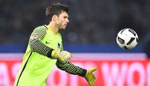 Rune Jarstein hat sich im Tor der Hertha gegen Thomas Kraft durchgesetzt