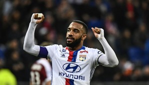 Alexandre Lacazette steht im Fokus von Borussia Dortmund