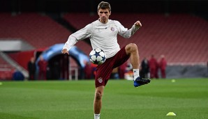 Thomas Müller trifft mit den Bayern auf den FC Arsenal