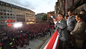 Ribery übernahm die Rolle als Pausenclown