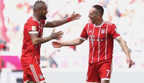 Franck Ribery – 2,5 – auch in hohem Alter noch Leistungsträger, allerdings nicht mehr unverzichtbar, in den wichtigen Spielen häufig ausgewechselt