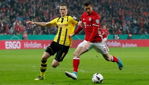 Robert Lewandowski – 1,5 – Mit 43 Pflichtspieltoren erneut bärenstarke Saison, im Pokalhalbfinale jedoch mit entscheidender Abschlussschwäche