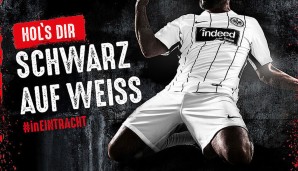 Eintracht Frankfurt präsentiert das neue Trikot mit einer Kaufempfehlung. Kann man machen, muss man aber nicht